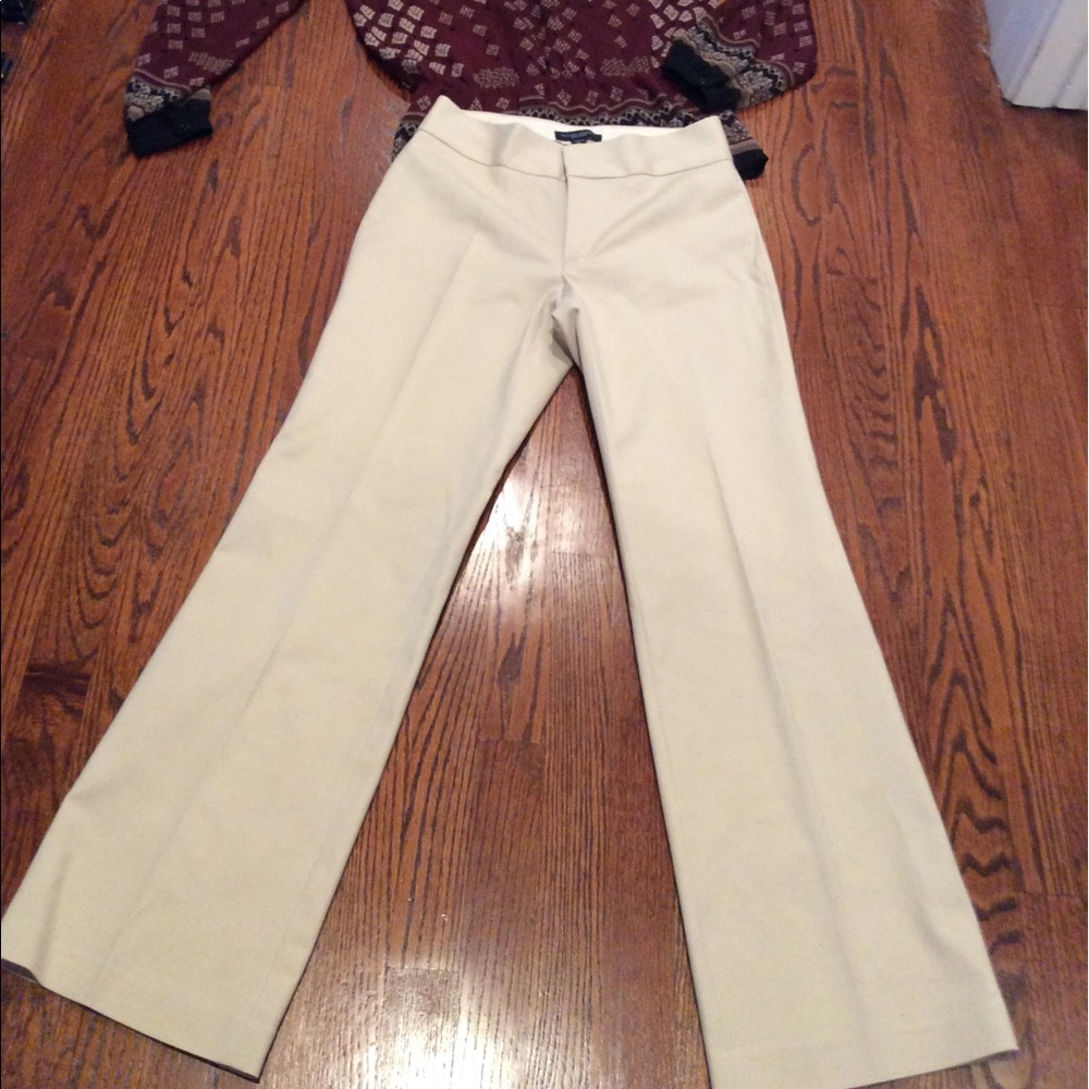 Banana republic harrison beige dress pants sz 4